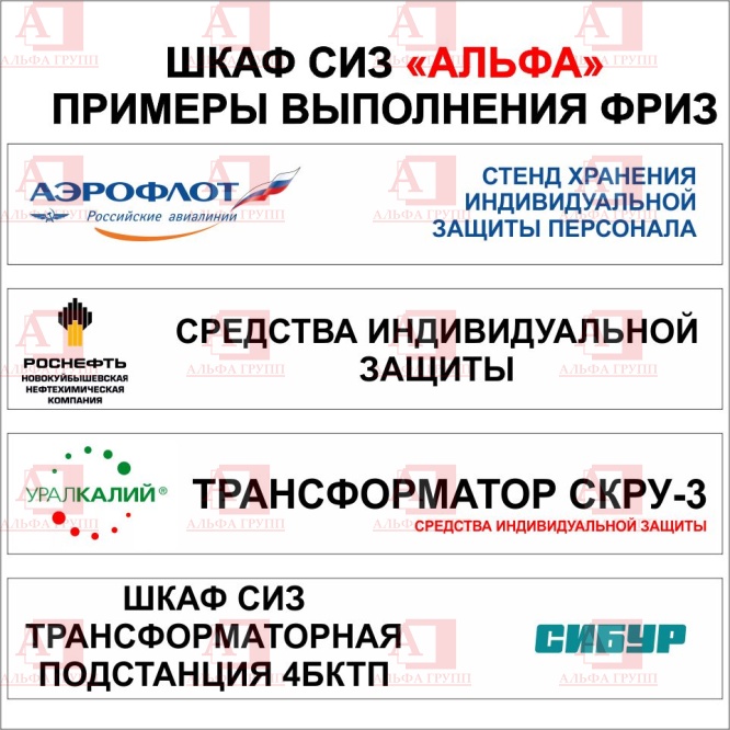 Шкаф СИЗ "Альфа-7" (расцветка "ГАЗПРОМ", цвет: голубой) из стали с полимерным покрытием для энергоустановок.